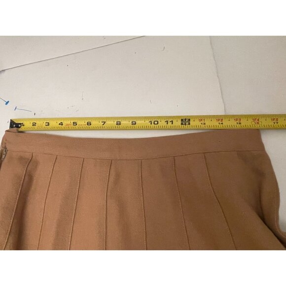 Vintage 100% Pure Wool Made n USA Pleated A-Line Skirt Womens Size 16 - Picture 8 of 10